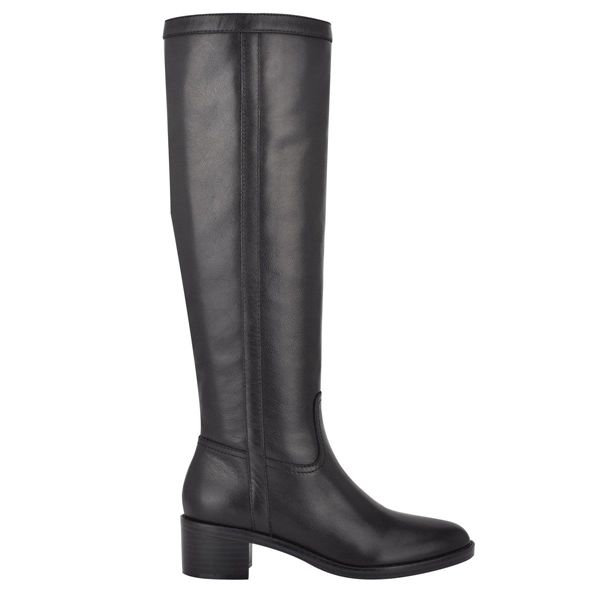 Nine West Caely Black Boots | Ireland 73Y95-3E30